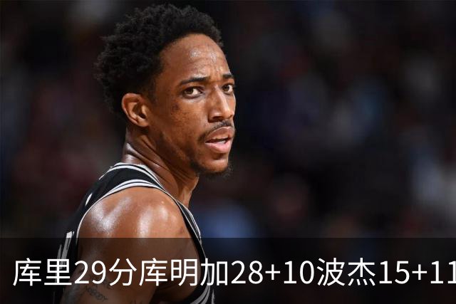 库里29分库明加28+10波杰15+11 勇士力克篮网